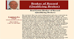 Desktop Screenshot of brokerofrecordfl.com